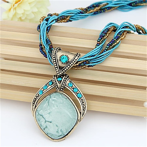 

Women's necklace Ethnic Style Street Geometry Necklaces