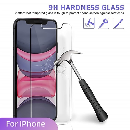 

[33Pack] Phone Screen Protector Camera Lens Protector For Apple iPhone 14 Pro Max 13 12 11 X XR XS Mini Tempered Glass High Definition (HD) 9H Hardness 3D Touch Compatible Phone Accessory