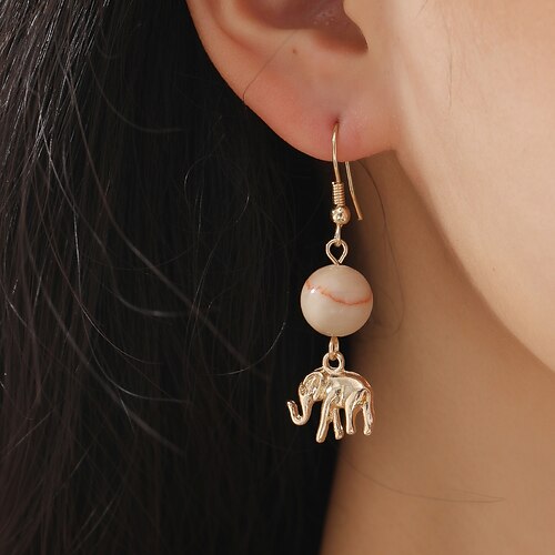 

1 Pair Drop Earrings Earrings For Women's Gift Daily Festival Alloy Geometrical Holiday Fashion Birthday