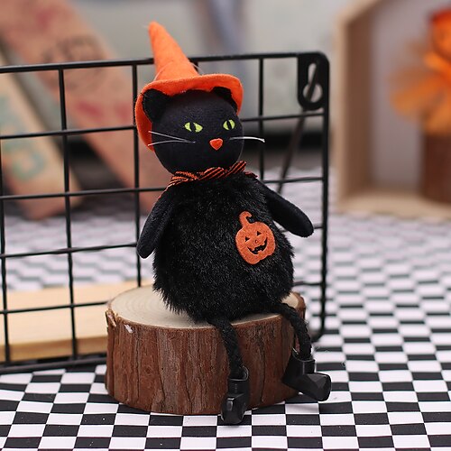 

Plush Halloween figure pendant pumpkin witch pendant