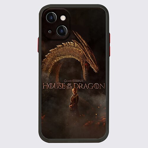 

House of the Dragon Anime Phone Case For Apple iPhone 13 Pro Max 12 11 SE 2022 X XR XS Max 8 7 Unique Design Protective Case Transparent Pattern Dustproof Back Cover TPU