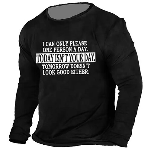 

Men's Unisex T shirt Tee Letter Graphic Prints Crew Neck Army Green Dark Gray Navy Blue Black 3D Print Outdoor Street Long Sleeve Print Clothing Apparel Basic Sports Designer Casual