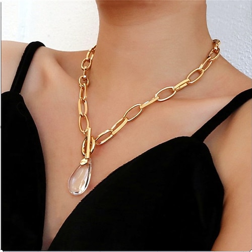 

1PC Pearl Necklace For Women's Street Gift Daily Alloy Color Block