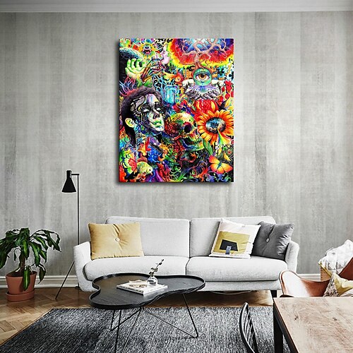 

home decoration painting modern painting simple psychedelic poster hanging painting