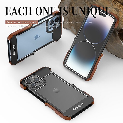 

Phone Case For Apple Back Cover iPhone 14 Pro Max 14 Plus 13 12 11 Pro Max Mini SE Detachable Four Corners Drop Resistance Military Grade Protection Armor Aluminum Alloy