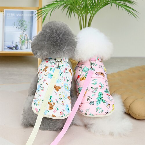 

Dog Cat Vest Graphic Solid Colored Cute Sweet Dailywear Casual Daily Winter Dog Clothes Puppy Clothes Dog Outfits Soft White Pink Costume for Girl and Boy Dog Cotton S M L XL 2XL