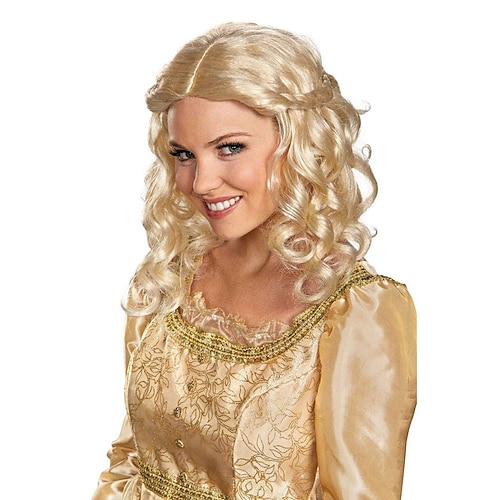 

Disguise Women's Maleficent Movie Aurora Adult Costume Wig Blonde One Size