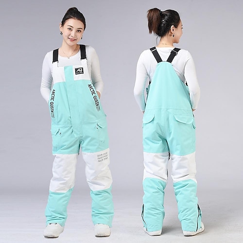 

ski pants men and women couples straps ski pants warm ski equipment snowboard suit one-piece snow pants