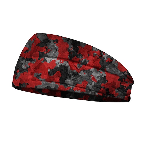 

Sports Headband Women's Headwear Camo / Camouflage Breathable Quick Dry Moisture Wicking for Fitness Running Jogging Winter Spring Summer Green Army Green Burgundy