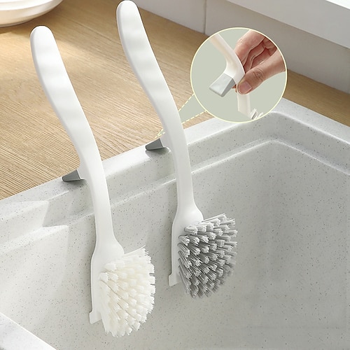 

Kitchen With Long Handle Descaling Dirty Oil Cleaning Brush Dishwashing Pot Brush Decontamination Does Not Hurt The Pot Household Brush Pot Shovel