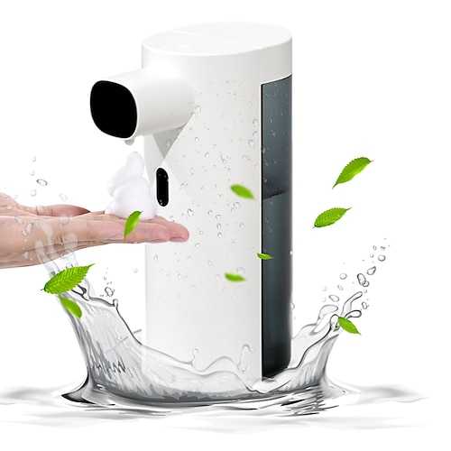

Automatic Hand Soap Dispenser, 300ml Touchless Rechargeable Foaming Soap Dispenser, 3-Level Adjustable Foam Volume,Wall Mounted Waterproof Hand soap Dispenser for Home Bathroom, Kitchen