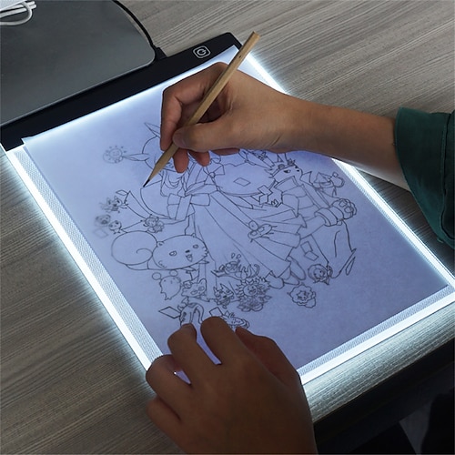 

Led Drawing Copy Board Kids Toy to Draw 3 Level Dimmable Painting Tablet Night Light Note Pad Children Learning Educational Game