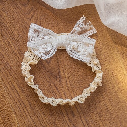 

Kids Girls' Sweet Daily Polyester Hair Accessories Beige / White One-Size