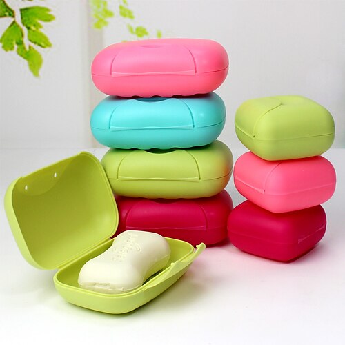 

Portable Travel Soap Dish Travel Sealed Waterproof Soap Dish for Outdoor/Camping Trip/Home Bathroom Soap/Dish Soap Dish Random Color