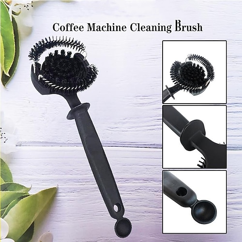 

Coffee machine cleaning brush arc coffee brush long handle brewing head cleaning brush kitchen cleaning utensils