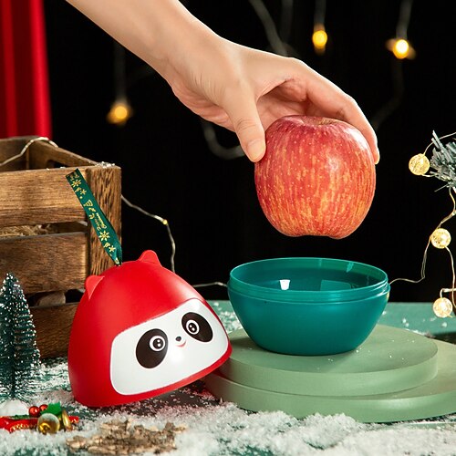 

3 Pcs New Christmas Apple Box Children's Christmas Eve Gift Box Portable Creative Candy Bag Peace Fruit Packaging Box