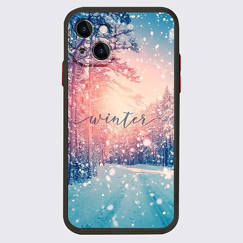 

Christmas Phone Case For Apple iPhone 14 Pro Max 13 12 11 Pro Max Mini X XR XS 8 7 Plus Unique Design Protective Case Transparent Pattern Dustproof Back Cover TPU