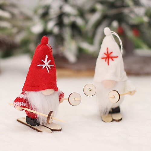 

Cartoon doll pendant no face doll ski doll scene dress up props