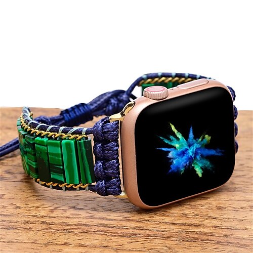 

1PC Smart Watch Band Compatible with Apple iWatch Apple Watch Ultra 49mm Series 8/7/6/5/4/3/2/1 / SE Decorative Rings Loops for iWatch Smartwatch Strap Wristband Fabric Handmade Adjustable Breathable