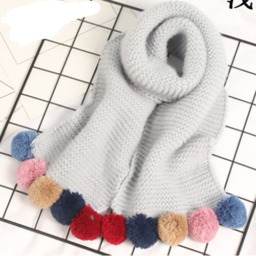 

Girls' Scarves Daily Holiday Cotton Polyester Casual Warm 1pcs