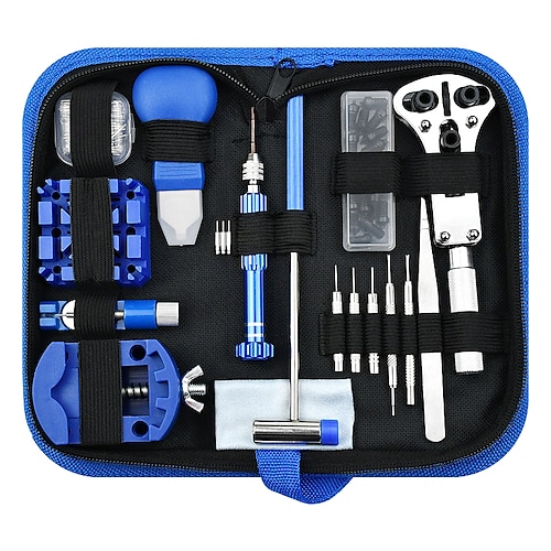 

New style Watch repair tool kit 147pcs Watch Repair Kit,Professional Watch Battery Replacement Tool, Watch Link Back Removal Tool, Spring Bar Tool Set with Carrying Case