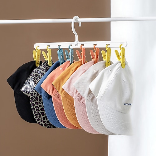 

Hat Storage Artifact Hat Clip Multi-functional Sorting Storage Hook Storage Rack Wardrobe Hat Clip