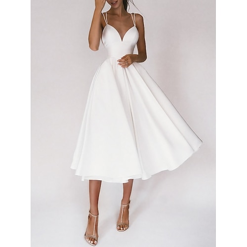 

Women's Party Dress Two Piece Dress Swing Dress Midi Dress White Long Sleeve Pure Color Ruched Winter Fall Autumn V Neck Fashion Wedding Party Winter Dress 2022 S M L XL