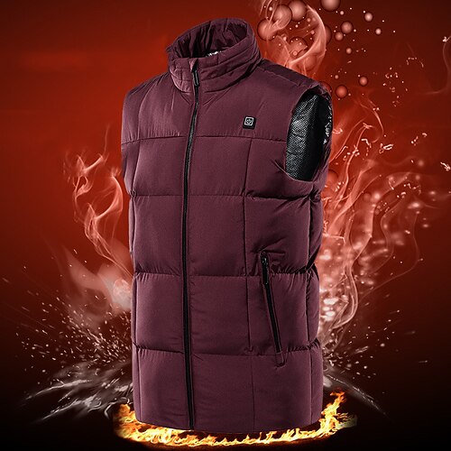 

Women's Vest Warm Breathable Outdoor Daily Wear Vacation Going out Zipper Pocket Zipper Stand Collar Casual Modern Comfortable Street Style Solid Color Regular Fit Outerwear Sleeveless Winter Fall