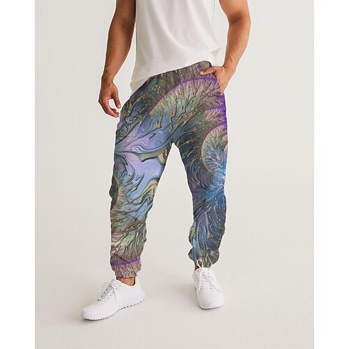 

Men's Sweatpants Joggers Trousers Drawstring Elastic Waist 3D Print Graphic Prints Comfort Breathable Sports Outdoor Casual Daily Streetwear Designer Rainbow Micro-elastic