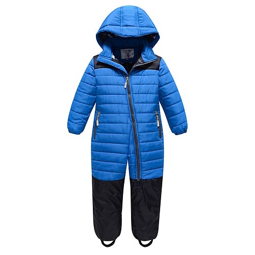

2 pezzi Bambino (1-4 anni) Da ragazzo Tute sportive Tuta da neve Vestito Pop art Manica lunga Impostare Esterno Fantastico Giornaliero Inverno Autunno 3-7 anni Nero Blu
