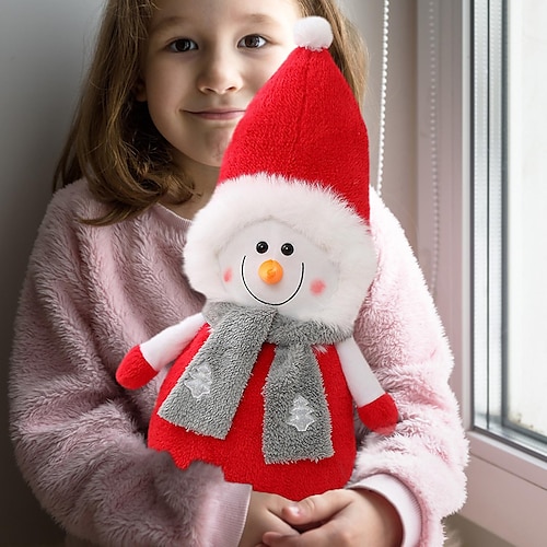 

Christmas Snowman Doll Pillow Children's Doll Plush Toy Christmas Gift