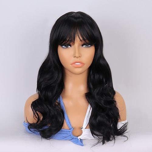 

Synthetic Wig Cosplay Another Body Wave Bouncy Curl Side Part Asymmetrical Wig 20 inch Light Brown Dark Brown / Dark Auburn Dark Brown#2 A10 Medium Brown Synthetic Hair 20 inch Women's Newborn