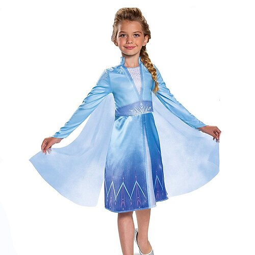 

Kids Girls' Dress Graphic A Line Dress Dress Performance Cotton Long Sleeve Beautiful Dress 3-10 Years Winter Blue / Party / Fall / Sweet