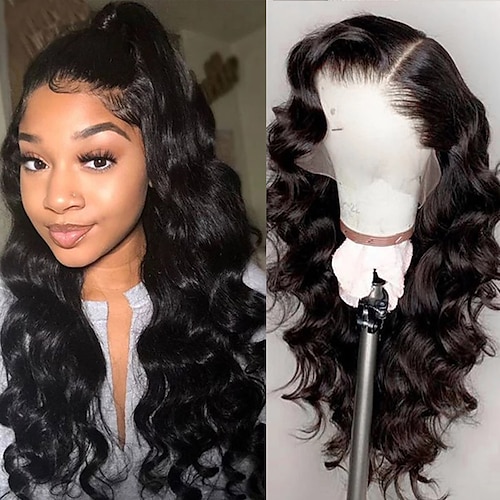 

HD transparent Net 150% 10A Brazilian virgin wig 100% human hair lace head cover 4x4 Loose DeepWave hair cover