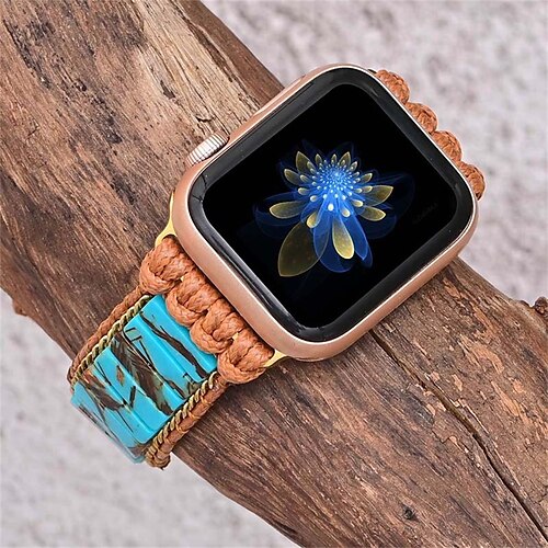 

1PC Smart Watch Band Compatible with Apple iWatch 38/40/41mm 42/44/45/49mm Fabric Handmade Adjustable Breathable Handmade Braided Rope for iWatch Smartwatch Strap Wristband for Series 8/7/6/5/4/3/2/1