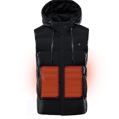 

Women's Vest Warm Breathable Outdoor Daily Wear Vacation Going out Zipper Pocket Zipper Hoodie Casual Modern Comfortable Street Style Solid Color Regular Fit Outerwear Sleeveless Winter Fall Black