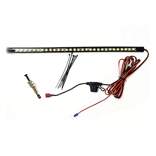 

OTOLAMPARA 2pcs 10W Under Hood LED Light Kit Universal Waterproof Engine Inspection Strip Lamp with Automatic On/Off for Truck Cargo Pickup SUV RV Boat