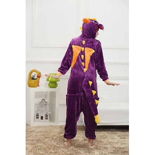 Kid s Adults Kigurumi Pajamas Nightwear Dragon Character Onesie