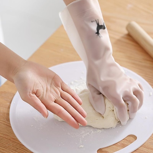 

Dishwashing Gloves Waterproof Rubber Latex Thin Kitchen Durable Laundry Clothes Rubber Home Cleaning Housework