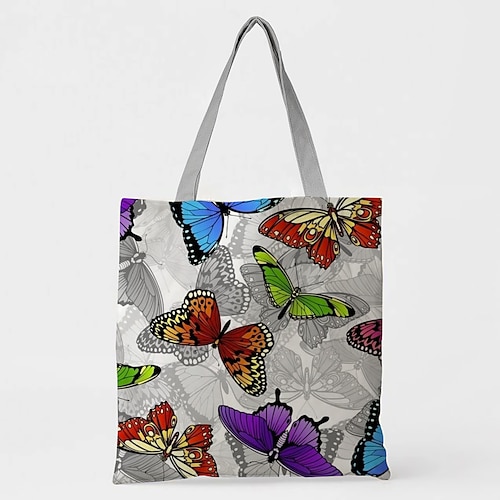 

Unisex Tote 3D Print Oxford Cloth Print 3D Daily Going out Blue Yellow