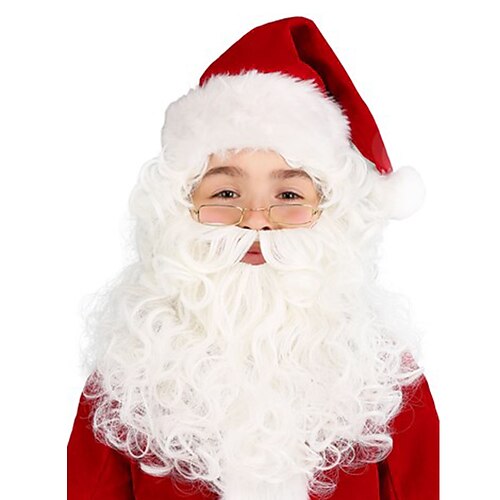 

Christmas Party wigs Child Santa Wig and Beard