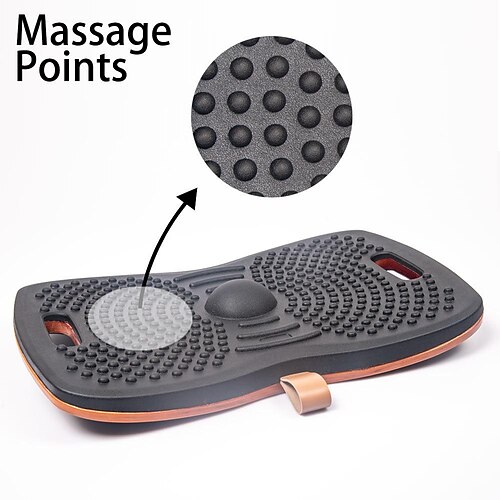 

Anti-fatigue Wooden Mat Ergonomic Pu Standing Office Balance Board Swing Balance Board Comfort Floor Mat