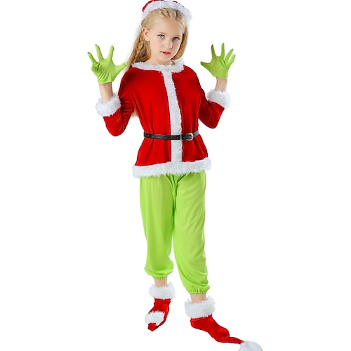 

2 Pieces Kids Girls' Ugly Solid Color Sweatshirt & Pants Set Long Sleeve Basic Performance Cotton 3-7 Years Winter Red / Fall