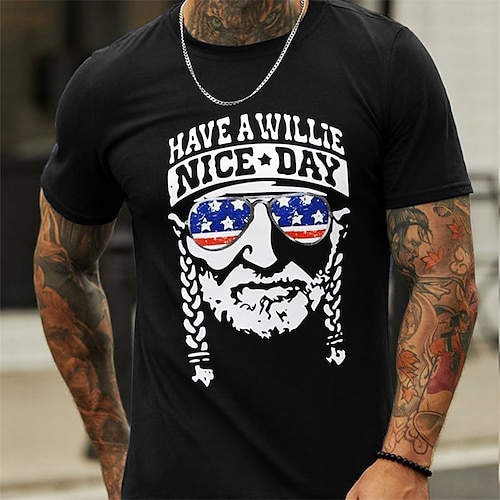 

Men's Unisex T shirt Tee Letter Graphic Prints Crew Neck Black Hot Stamping Outdoor Street Short Sleeve Print Clothing Apparel Sports Designer Casual Big and Tall / Summer