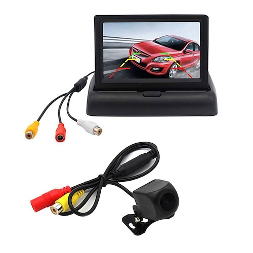 

ksj-430 4.3 inch LCD 1/4 inch color CMOS Wired 170 Degree 4.3 inch Car Rear View Kit LCD Screen / Brightness adjustment / AHD for Car Reversing camera