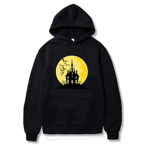 

Inspired by Halloween castle Hoodie Anime 100% Polyester Anime Front Pocket Graphic Hoodie For Men's / Women's / Couple's