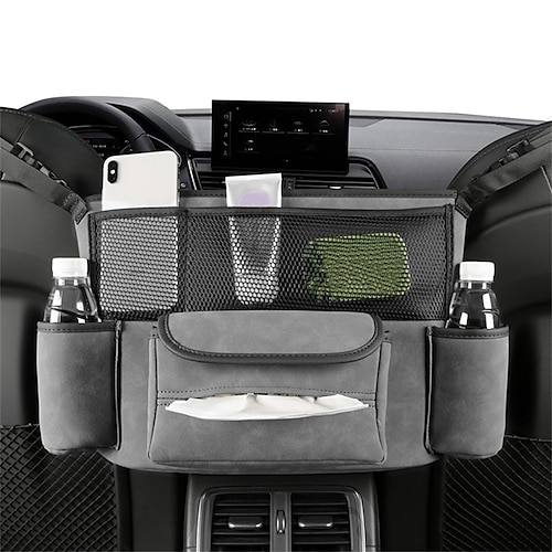 

Car Interior Car Seat Middle Box Seat Hanger Storage Bag Hanging Pocket Organizer Car Stowing Tidying