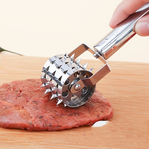 

Stainless steel household steak tenderizer loose meat needle rolling steak wheel