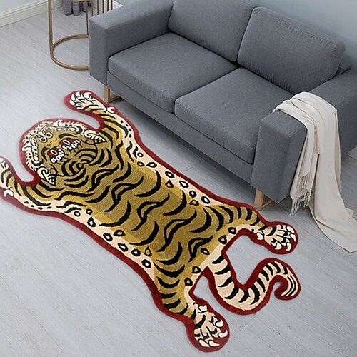 

Floor Mat Area Rug Tiger10060cm Town House Little Tiger Carpet Plush Livingroom Bedside Entryway Mat