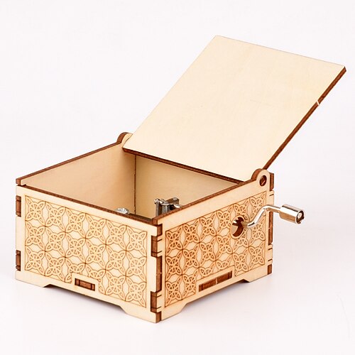 

3D Wooden Puzzles for Adults Kids DIY Music Box -Classical Musical Box Wooden Building DIY Kits (Harp) for Adults Desk Display Gift for Boys/Girls